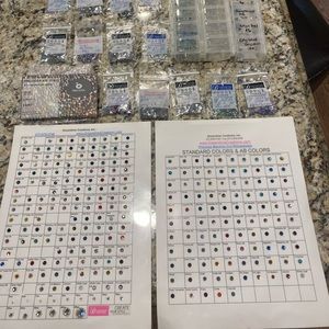 Assorted Hot Fix Crystal Gemstones